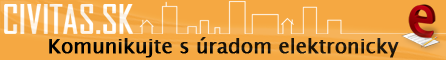 Komunikujte s úradom elektronicky - www.civitas.sk
