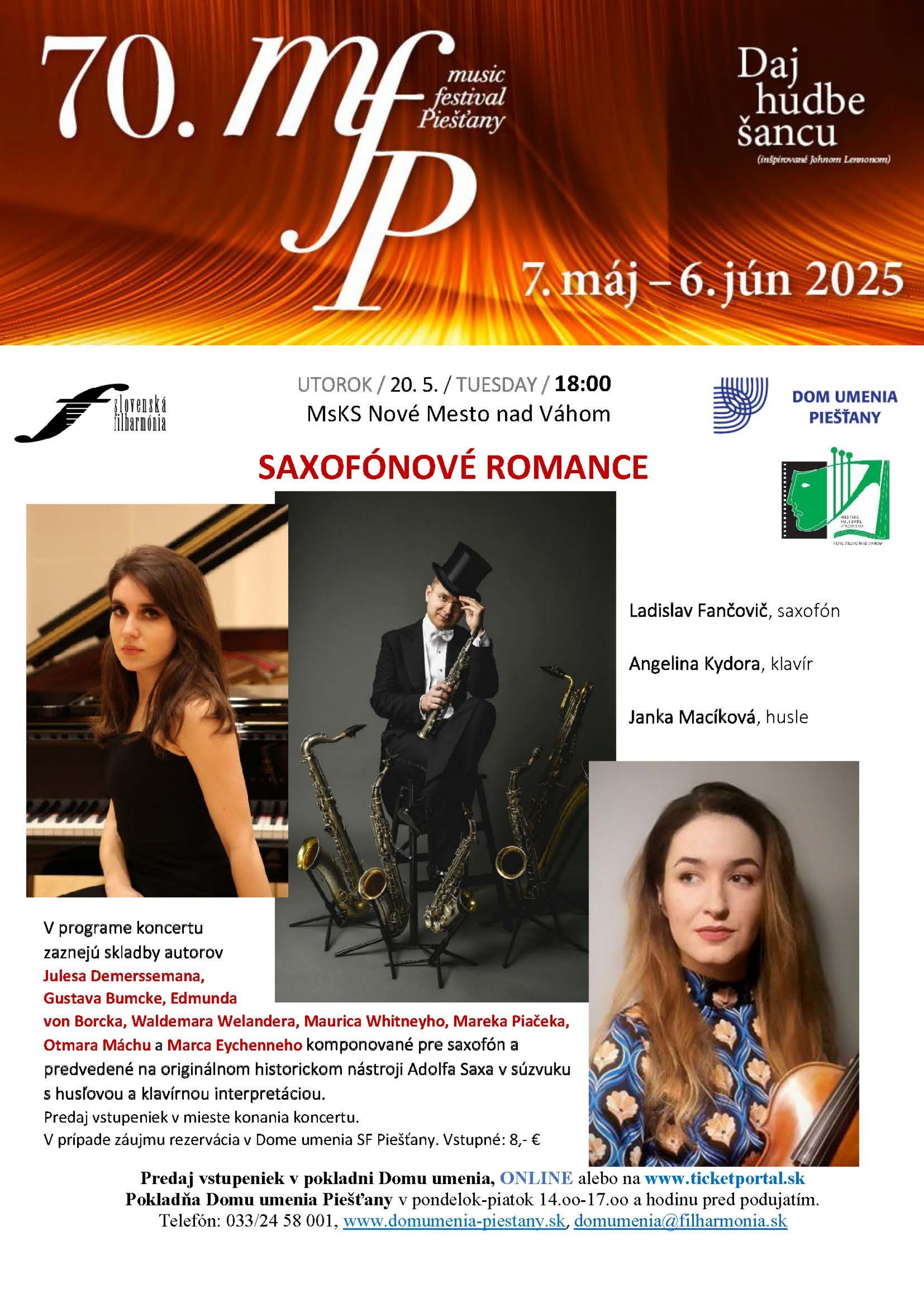 SAXOFÓNOVÉ ROMANCE SAXOFÓNOVÉ ROMANCE