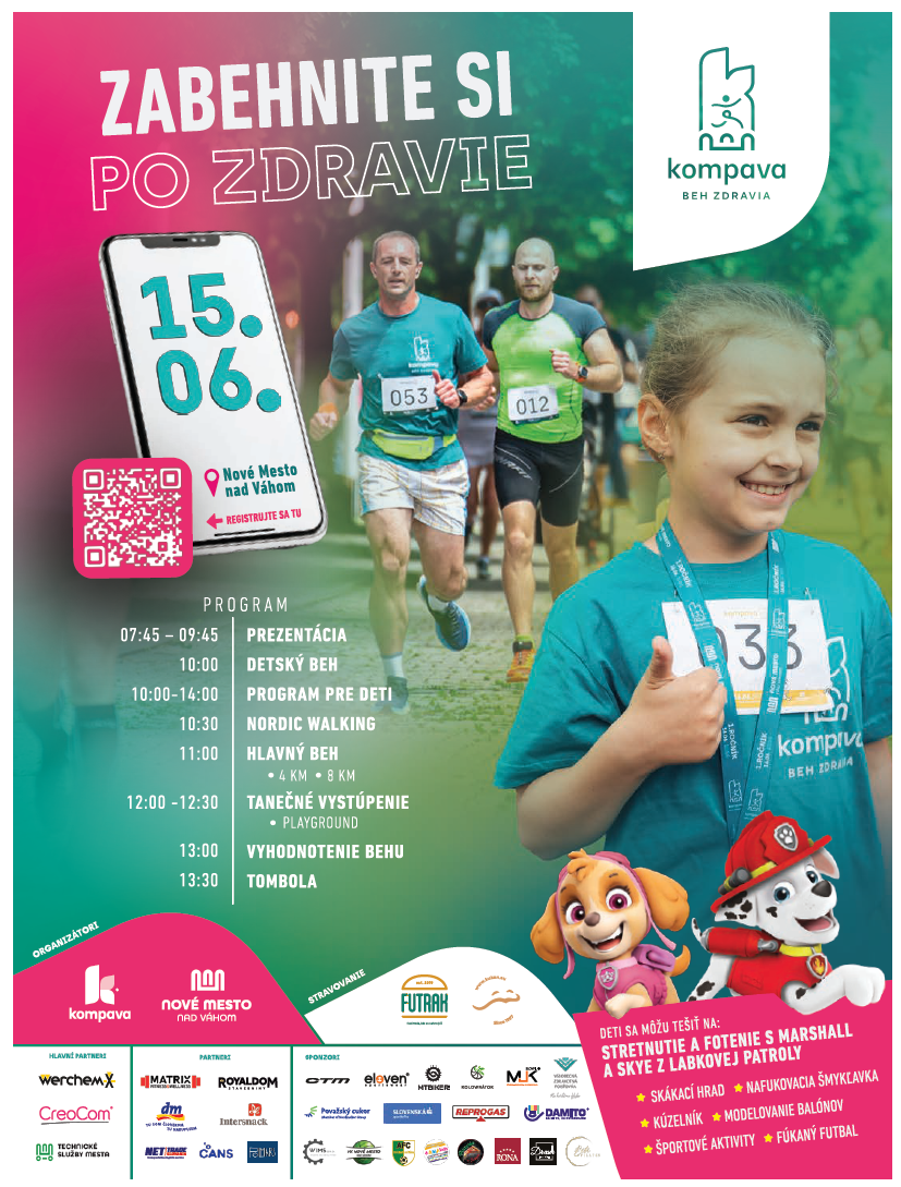 ZABEHNI SI PO ZDRAVIE - BEH KOMPAVA II. ROČNÍK