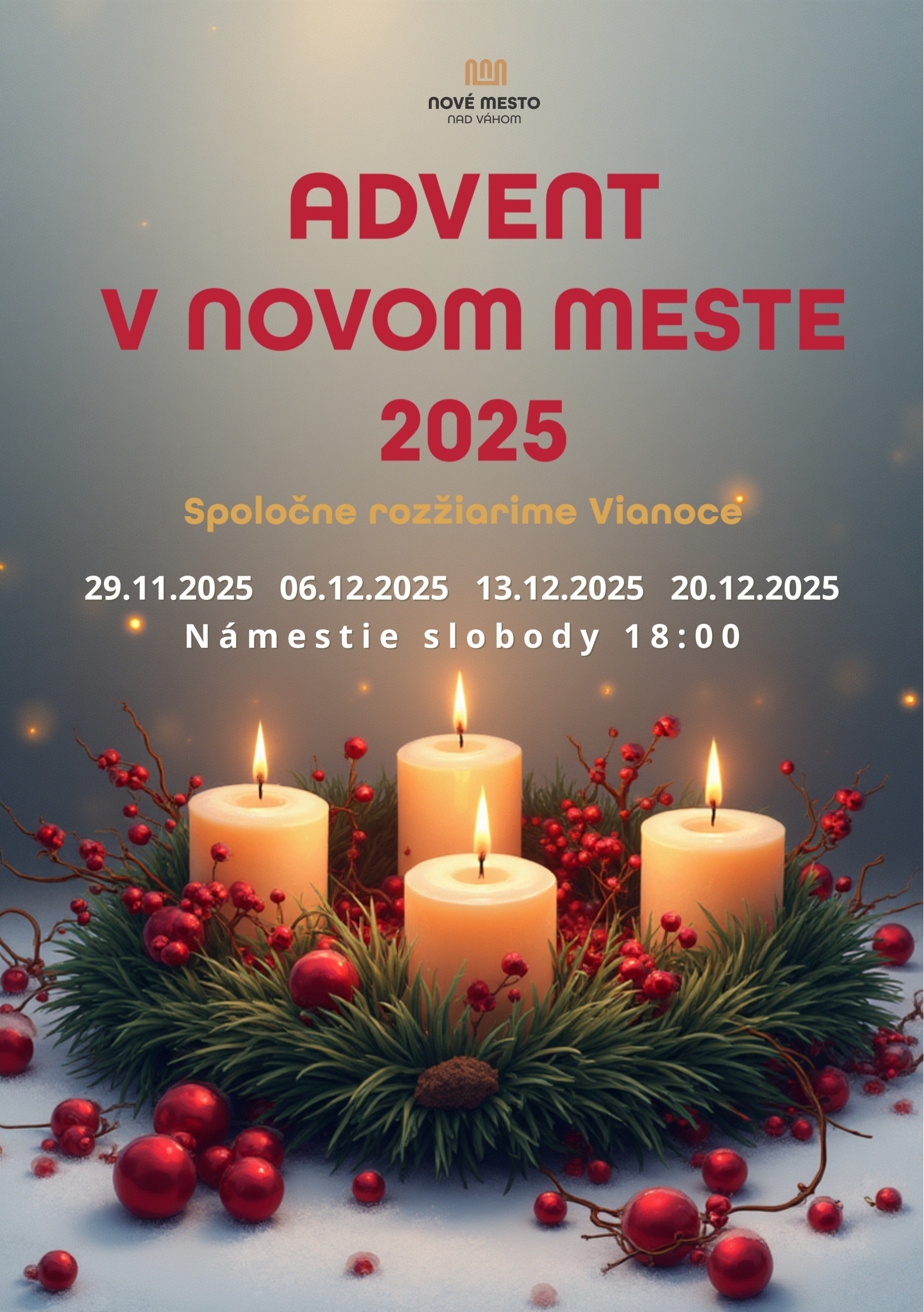 Advent v Novom Meste nad Váhom 