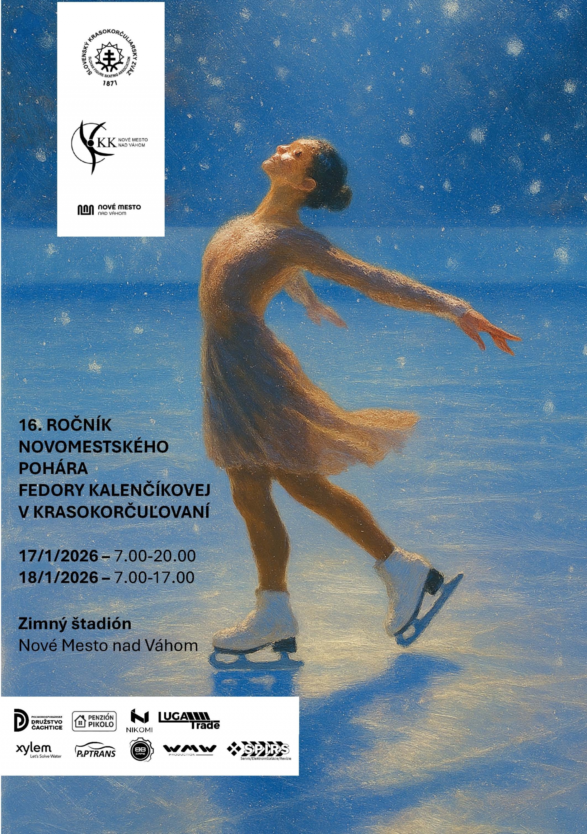16. ročník Novomestského pohára Fedory Kalenčíkovej v krasokorčuľovaní 