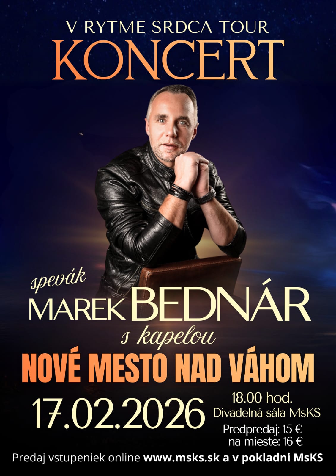 Marek Bednár s kapelou:  V rytme srdca Tour Koncert 