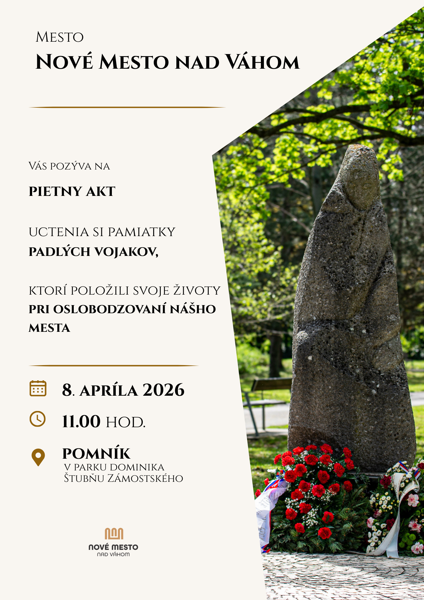 PIETNY AKT V PARKU D.Š.ZÁMOSTSKÉHO
