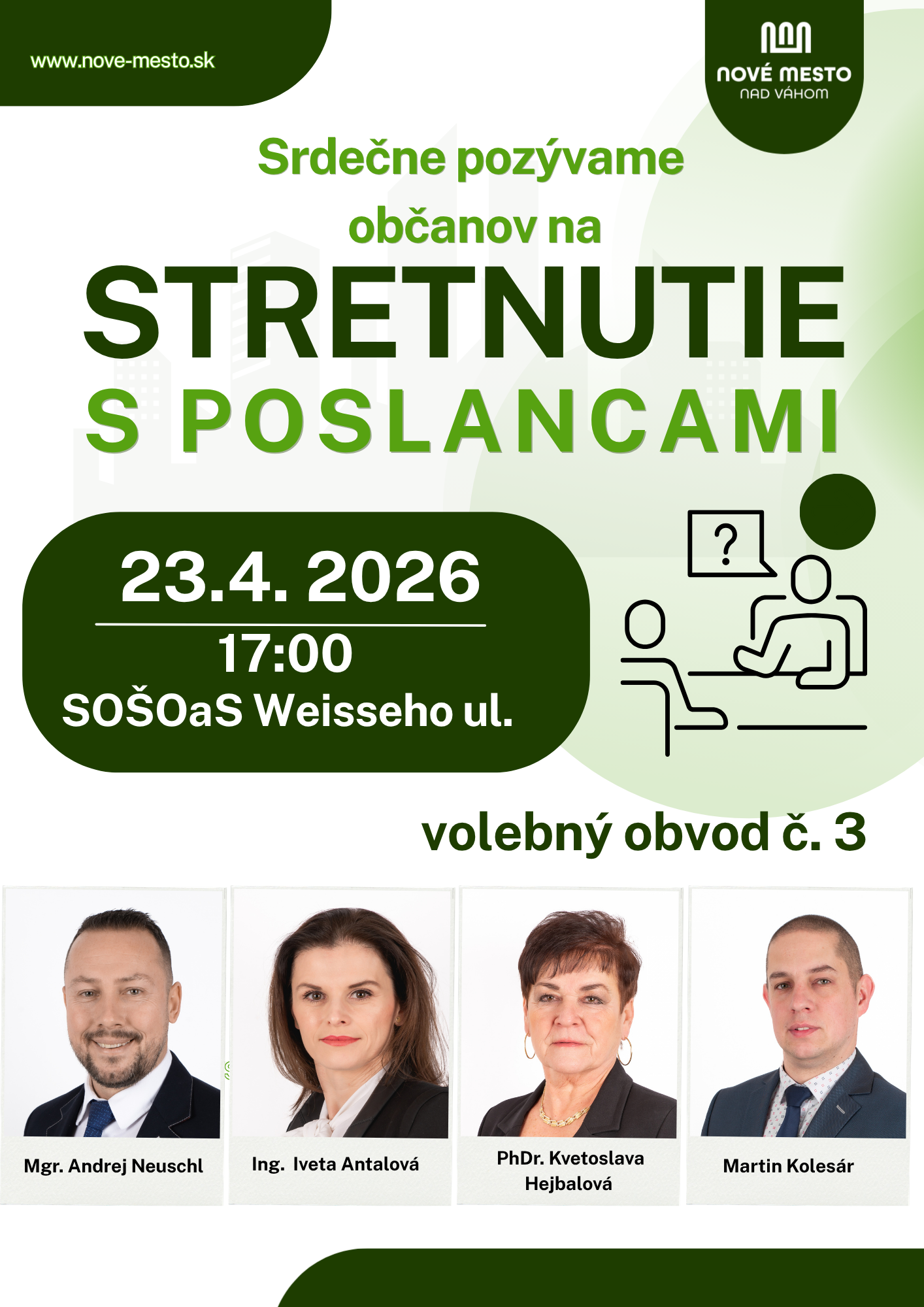STRETNUTIE OBČANOV A POSLANCOV 
