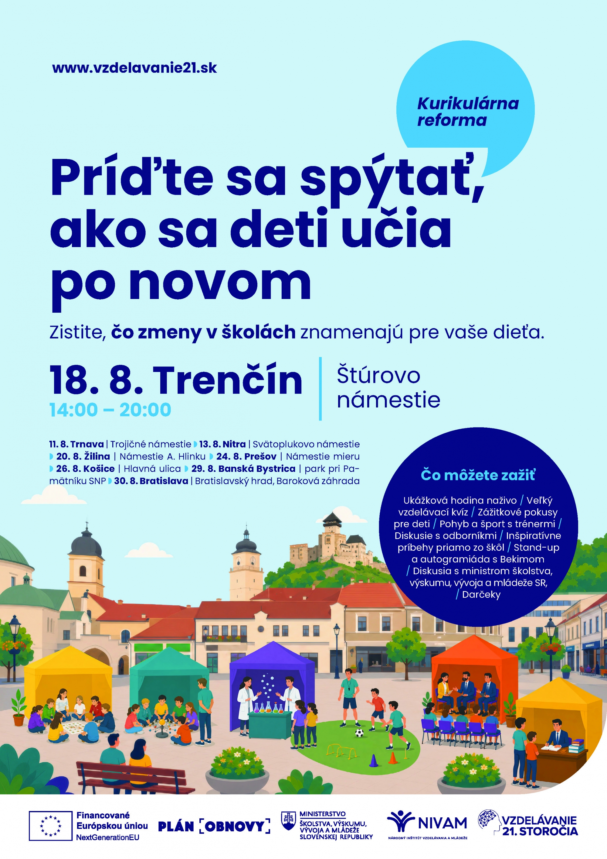 Kurikurálna reforma - Príďte sa spýtať, ako sa deti učia po novom