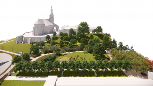 Park P. Matejku, autor vizualizácie -Pavol Drela - drelArch