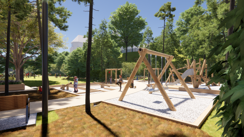 Park P. Matejku, autor vizualizácie -Pavol Drela - drelArch