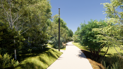 Park P. Matejku, autor vizualizácie -Pavol Drela - drelArch