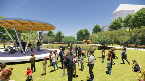 Park P. Matejku, autor vizualizácie -Pavol Drela - drelArch