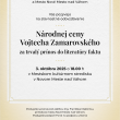 Slávnostné odovzdávanie Národnej ceny Vojtecha Zamarovského