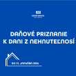 Daňové priznanie k dani z nehnuteľností je potrebné podať do 31. januára