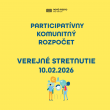 Verejné stretnutie – participatívny komunitný rozpočet mesta na rok 2027
