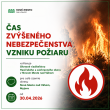 Vyhlásený čas zvýšeného nebezpečenstva vzniku požiaru