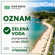 Zelená voda je pripravená na leto 2026 Kvalitnejšia voda, upravený areál a pokračujúci rozvoj
